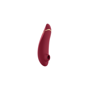 Вакуумний стимулятор для клітора бордовий Womanizer Premium 2 