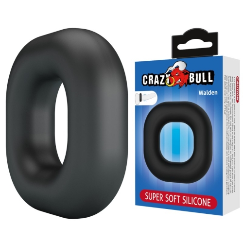Ерекційне кільце на член силіконове чорне Crazy Bull Cock Ring Crazy Bull Walden - 1