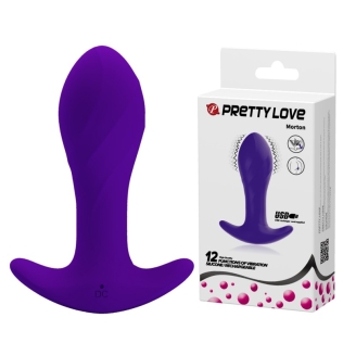 Анальная вибропробка фиолетовая LYBAILE Anal Plug Massager 