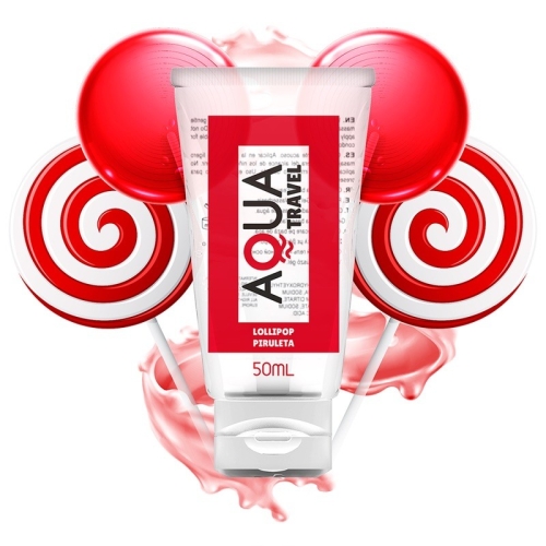 Оральный лубрикант на водной основе во вкусом конфеты Aqua Travel Flavour 50мл - 1