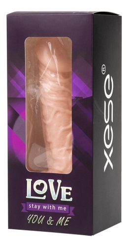 Фаллоимитатор 20/3,8 см на присоске реалистичный Love stay with me SEXTOY PENIS - 6