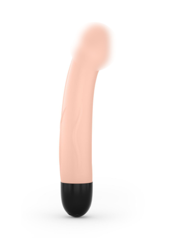 Вібратор реалістичний силіконовий тілесного кольору Dorcel Real Vibration m Flesh 2.0 - 1