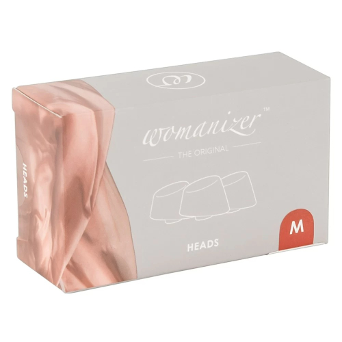 Змінні насадки для Womanizer Duo бордового кольору розмір М 3 штуки - 4