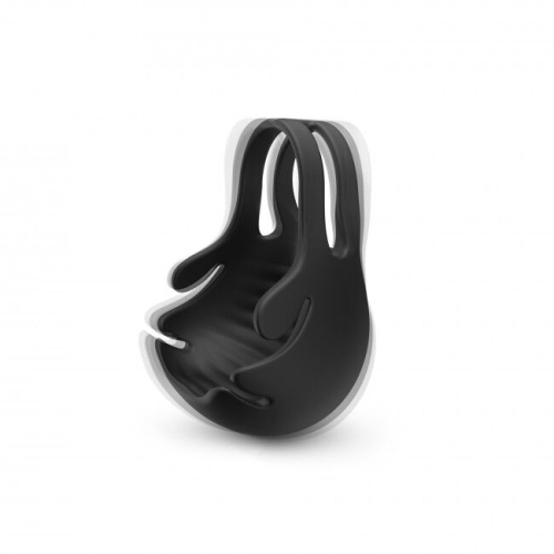 Ерекційне кільце для пеніса з вібро стимуляцією мошонки Dorcel FUN BAG - 2