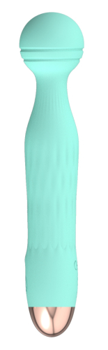 Вібратор Ванд у формі мікрофону м'ятного кольору Soft Silicone - 2