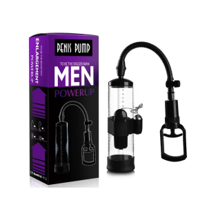 Вакуумная помпа для члена с вибрацией прозрачная CANWIN Passion Pump Men Powerup
