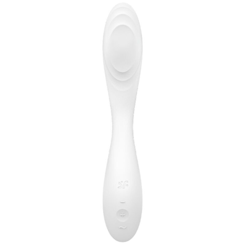 Вибратор для стимуляции точки G с двигающимся шариком белый Satisfyer Rrrolling Pleasure - 4