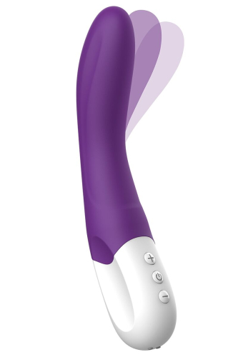 Вібратор вагінальний та для точки G фіолетового кольору Liebe Bend It Rechargeable - 2