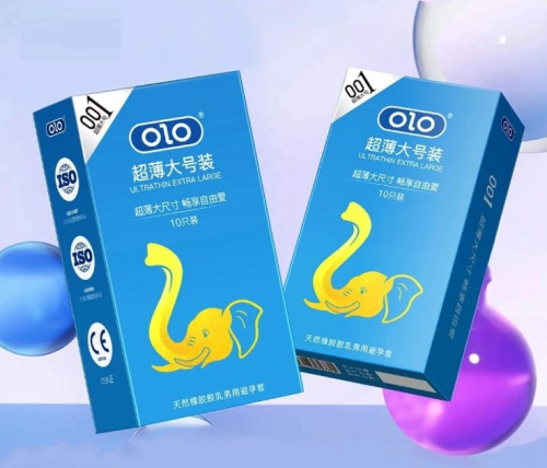 Презервативи ультратонкі латексні OLO Extra Large XL 10 шт - 1