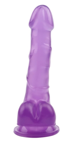 Фалоімітатор реалістичний на присоску фіолетовий CHISA 7.7 Inch Dildo - 3