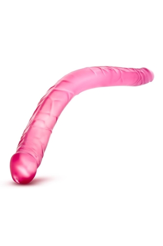 Фалоімітатор двосторонній реалістичний рожевий Blush B Yours - 2
