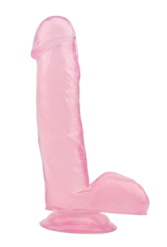 Фалоімітатор 17,5 / 3,6 см на присоску реалістичний рожевий CHISA 7.0 Inch Dildo Pink - 2