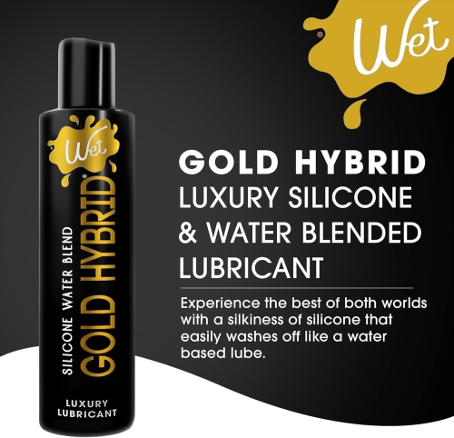 Лубрикант на водно силиконовой основе Wet Gold Hybrid 89 мл - 2