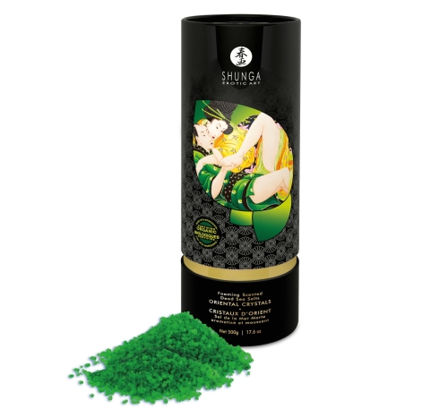 Сіль для ванни з ароматом Лотоса Shunga Oriental Crystals Bath Salts ORGANIC 500 г - 5