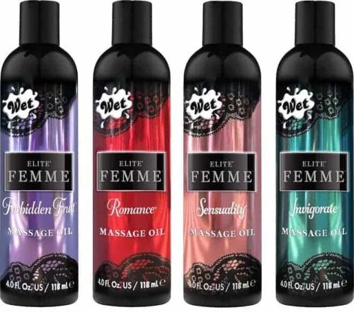 Массажное масло для ароматерапевтического массажа и для ванн Wet Elite Femme Forbidden Fruit 118 мл - 2