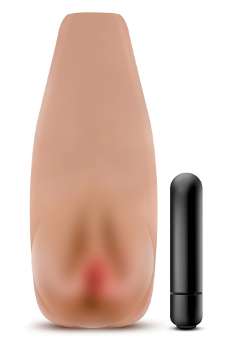 Мастурбатор вагина с вибрацией телесного цвета Blush Renata Tan - 1