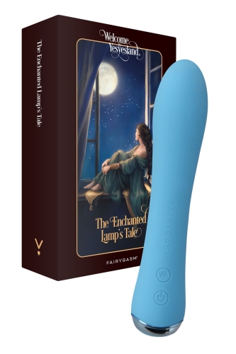 Вібратор вагінальний силіконовий блакитного кольору FairyGasm WowGenie - 1