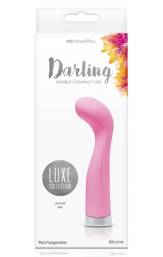 Вибратор для точки G розовый NS Toys Luxe Darling - 4