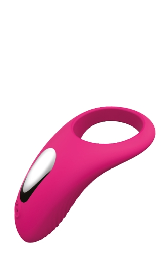 Эрекционное виброкольцо на член розовое RINGS OF LOVE COUPLES ENHANCER MAGENTA - 1