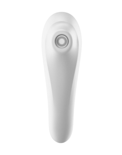 Смарт вібратор і вакуумний стимулятор для клітора 2-в-1 Білий Satisfyer Dual Pleasure - 2