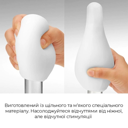 Мастурбатор яєчко для пеніса TENGA GEO Aqua - 5