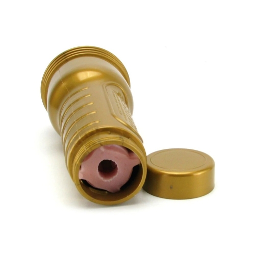 Мастурбатор в колбе вагина рельефный телесного цвета Fleshlight - 6