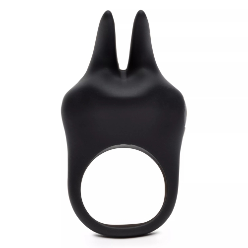 Эрекционное виброкольцо серого цвета Fifty shades of grey Sensation rechargeable vibrating love ring - 2