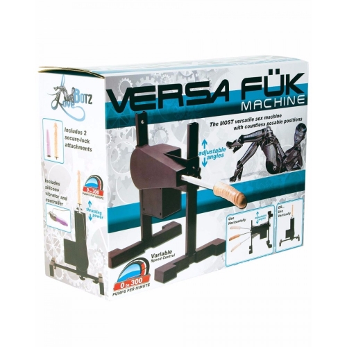 Секс машина з трьома насадками та пультом ДК чорного кольору Master Series Versa Fuk - 7