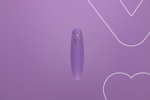 Вібратор для стимуляції клітора фіолетового кольору FairyGasm PleasureArrow - 9