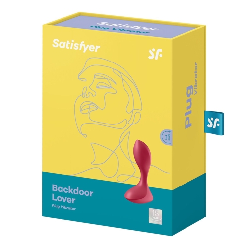 Анальна вібропробка Червона Satisfyer Backdoor Lover - 6