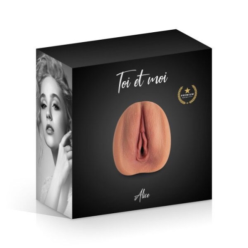 Мастурбатор вагина гелевый телесного цвета Toi Et Moi Alice - 3