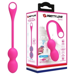 Вагинальные шарики с вибрацией и управлением с смартфона Pretty Love Elvira LYBAILE