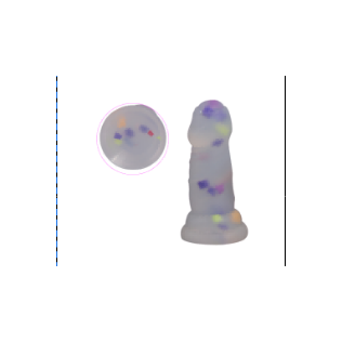 Анальная силиконовая пробка Confetti Little penis