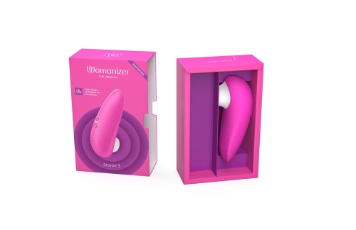 Вакуумний стимулятор для клітора рожевий Womanizer Starlet 3 - 5