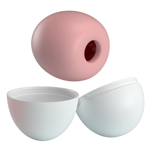 Мастурбатор яйце в колбі рожеве Lybaile PRETTY LOVE Pleasure Egg - 6