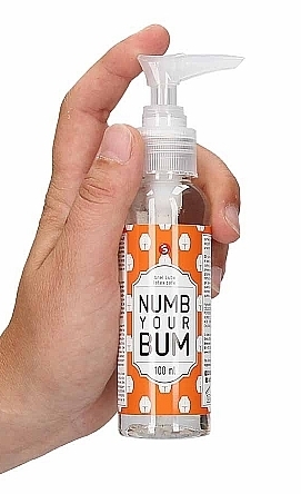 Анальный лубрикант с обезболивающим эффектом Shots Numb Your Bum 100 мл - 2