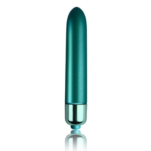 Вибропуля водонепроницаемая для клитора Rocks Off RO-90mm Touch of Velvet Peacock Petals 10 режимов наслаждения - 1