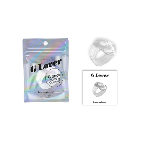 Вібронасадка на статевий член для стимуляції точки G прозора Love To Love - 3