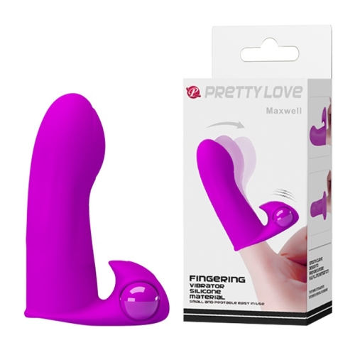 Вібратор на палець для клітора фіолетовий LYBAILE Fingering Vibrator Maxwell - 1