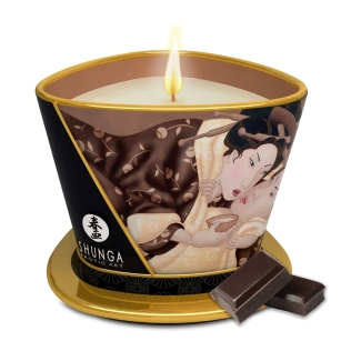 Масажна свічка з ароматом шоколад SHUNGA Intoxicating Chocolate 170 мл