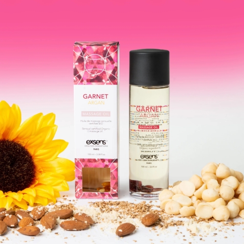 Масажне масло чуттєве з гранатом EXSENS Garnet Argan 100мл - 5