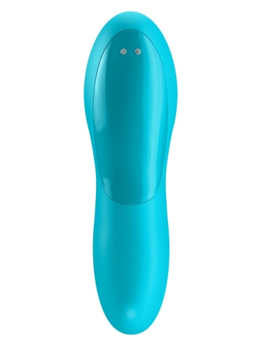 Вибратор на палец для клитора голубой Satisfyer Teaser Light - 3