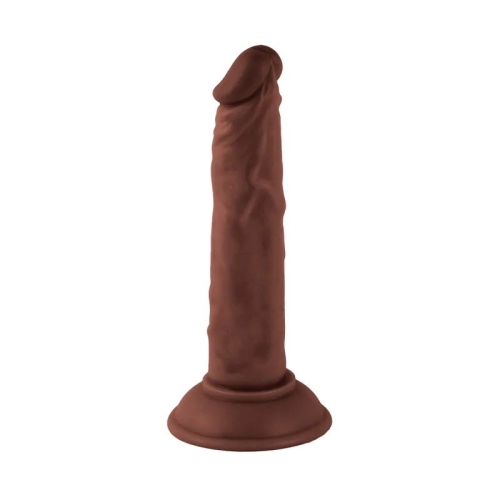 Фалоімітатор реаліст на присосці Realistic Dong Brown Mr. Rude 7.9 коричневий - 3