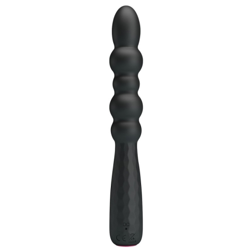 Анальный вибромассажер черный Mr Play Vibrating Anal Plug - 2