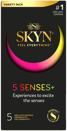 Набір презервативів 5 різних видів із поліізопрену SKYN Unknown Pleasures 42 штуки - 1