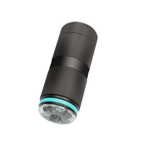 Мастурбатор для чоловіків із вібрацією прозорого кольору Chisa Lust Ripple Tempest - 2