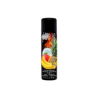 Разогревающий оральный лубрикант со вкусом Мультифрукт Wet Fun Flavors 89 мл