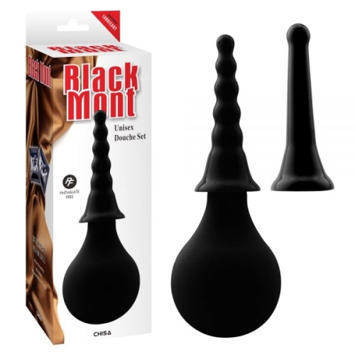 Клизма с двумя насадками для анального секса Chisa Unisex Douche Set - 1