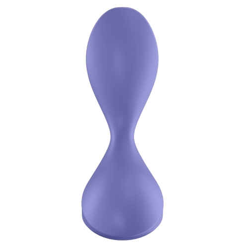 Анальна вібропробка з керуванням зі смартфона фіолетового кольору Satisfyer Sweet Seal Lilac - 5