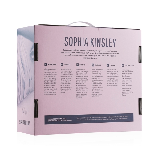 Мастурбатор анус і вагіна з кібершкіри бежевого кольору EasyToys Sophia Kinsley довжина 220 мм - 6